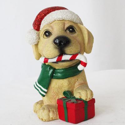 China Europe and America Christmas Supplies Christmas Decoration Resin Animal Sculpture for sale