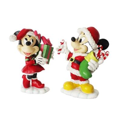 China Polyresin Factory Directly Sell Resin Mickey Mouse Christmas Decoration for sale