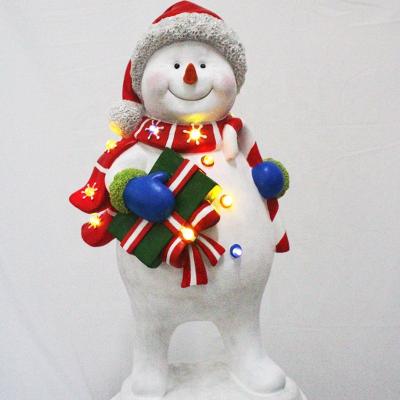 China Large Resin Christmas Decoration With Led Christmas Decoration Christmas Ball for sale