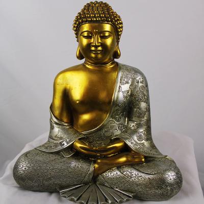 China Large Resin Buddha Statue Water Fountain Led Indoor Sculpture for sale