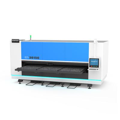 China Laser CUTTING Fiber Optic Protective Equipment Full Fiber Laser Sheet Cutting Machine 1530G 1500W 3000W For Sanitary Ware And Advertising for sale