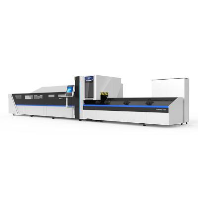 China Laser CUTTING Professional Round And Square Tube Fiber Laser Cutting Machine With Automatic Feeding System SF6020T for sale