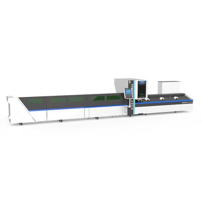 China Professional Bevel Laser Cutter 4000w Metal Tube Pipe Fiber Laser Cutting Machine for sale