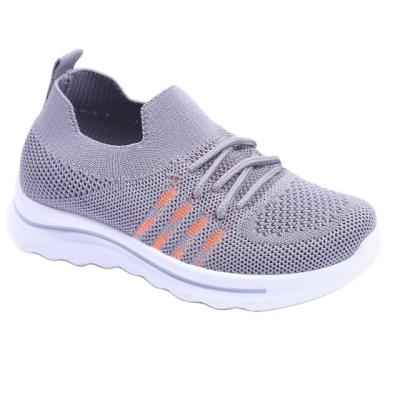 China Other custom made sneakers (knit upper + PVC outsole) kids 2021 female sports shoe sneaker for child for sale