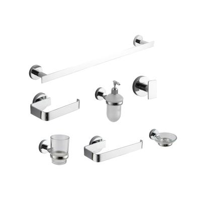 China High Quality Hotel Use Bathroom Shower Set Bathroom Accessories Zinc Alloy Set for sale