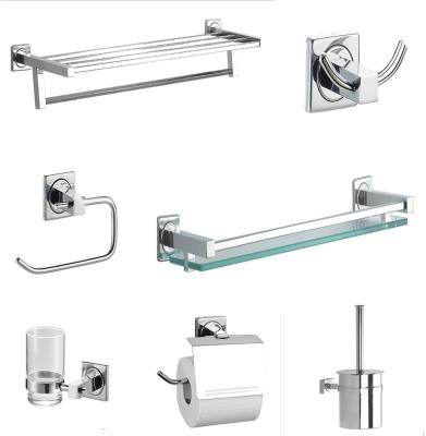 China 304 Stainless Steel High Quality Wall Mounted Bathroom Set Accessories Bath Hardware Sets for sale