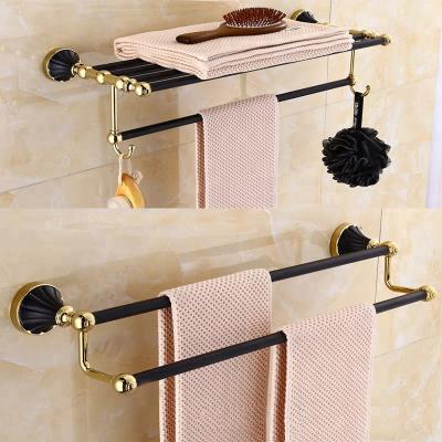 China GLOBE High Quality Viable Wall Mounted Zinc Alloy Towel Rack for sale