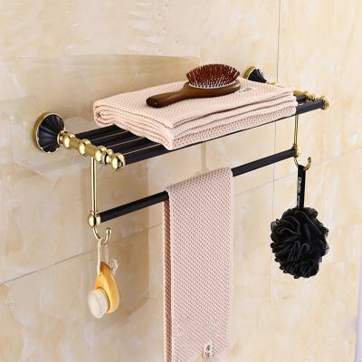 China Heater Best Quality Brass Wall Mounted Bathroom Multi Towel Rack for sale