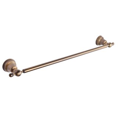 China Bathroom Wall Mounted 24 Inch Antique Bronze Brass Towel Rack for sale