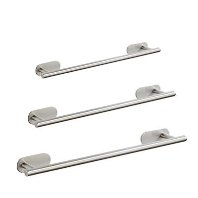 China 3M Modern Hotel Use 24INCH 304 Stainless Steel Adhesive Bathroom Towel Rack for sale