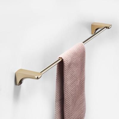 China Good quality new design chrome and gold finish wall mounted zinc alloy towel rack for sale