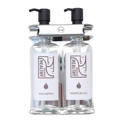 China Luxury Double Soap Dispenser Top Quality Shampoo Dispenser For Hotel One Or Two Or Three Room Dispenser Shampoo for sale