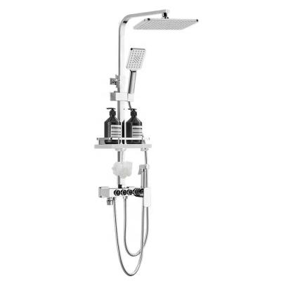 China Wall Mounted Shower Riser Set,shower rail,Stainless steel Shower Head And Hand Shower for sale