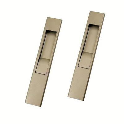 Cina Hight Quality Aluminum Accessories Sliding Lock Single(double) Flush Lock Sliding Window Lock For Open Windows in vendita