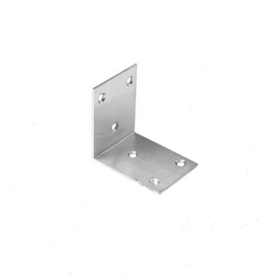 China Stainless Steel Right Angle Wall Mount Mounting Shelf Angle Bracket Corner Code for sale