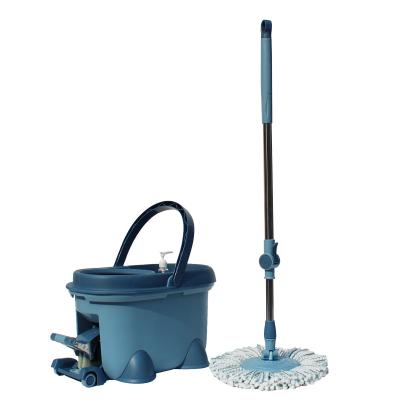 China Viable Manufacturer Bucket and Wholesale Rotary Trampling Broom, Floor Clean House Broom, 360 Broom with Bucket for sale