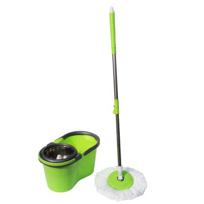 China Sustainable Hot Selling Magic Rotary Broom Manual Pressure Cleaning Broom With Bucket Kitchen Bedroom Cleaning Floor for sale