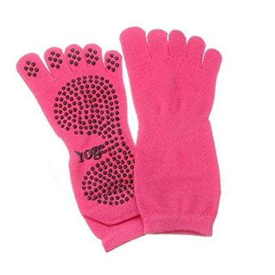 China QUICK DRY Factory outlet Colorful 5 toes yoga socks Anti-Slip Yoga Socks dance floor sock for sale