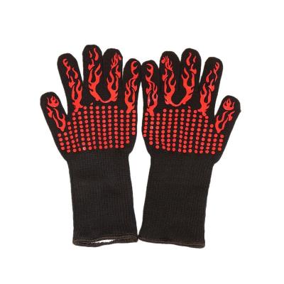 China New Products Comfortable Hot Selling Heat Resistant Non-Slip BBQ Grill Grill Gloves for sale