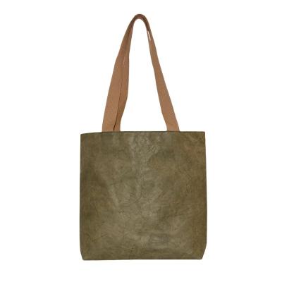 China Other Dupont paper bag custom logo high-grade waterproof kraft paper gift bag vintage DuPont paper Tote bag for sale