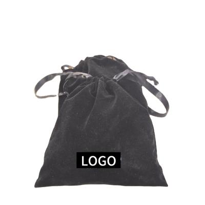 China Fashion Drawn-out chenille jewelry bag Jewelry dust-proof jewelry packaging storage bag bunched shopping bag for sale