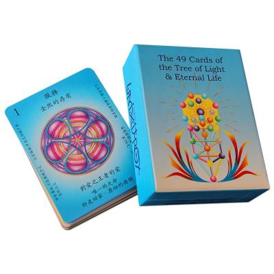 China Paper WJPC - Custom Oracle Card Printing Personalized Oracle Card Deck Wholesale Tarot Cards Printing for sale