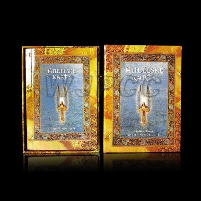 China Promotional Gifts Custom Printing Wholesale Tarot Cards Gold Edges Oracle Cards for sale