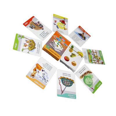 China WJPC-Hot Sale Flash Card Paper Display Reading Flash Cards For Toddlers 1-2 Years Old for sale