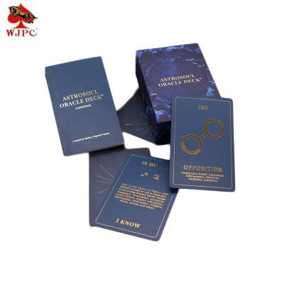 China Advanced custom printed paper tarot card with instructions for sale