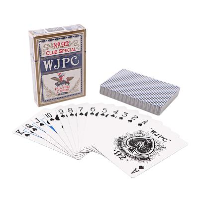 China Entertaiment Game Cards Magic Deck Logo Paper Cardistry Playing Cards Custom Bulk Front And Back Adult Casino Poker WJPC-Print for sale