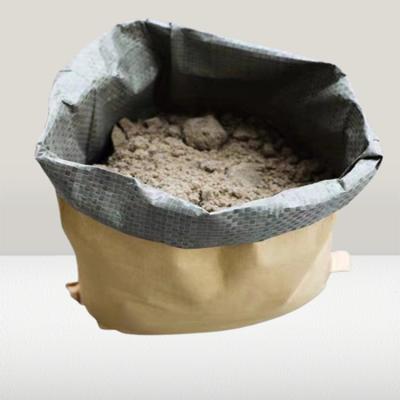 China Recyclable Customized kraft paper cement bag Thickened waterproof and moisture-proof Automatic decomposition of eco-friendly bags for sale