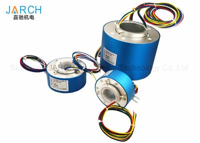 China Electrical Connector Hollow Slip Ring Rotary Joint With Aluminium Alloy Housing for sale