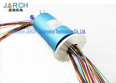 China Blue Hybrid Slip Rings 2 ~ 36 Circuits / Sealed Air Rotary Joint With 5A Power,Low Cost ,preferential price rotary joint for sale