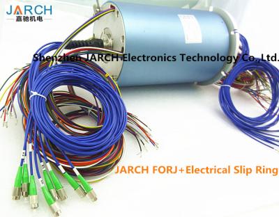 China FORJ / Fiber Optic Rotary Joint Subsea Connector 4 Channels 6 Circuits Electro Slip Ring For ROV AUV for sale