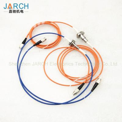 China 1 Channel FIBER OPTICS ROTARY JOINTS with SC ST LC Connector FIBER OPTIC SLIP RINGS for sale