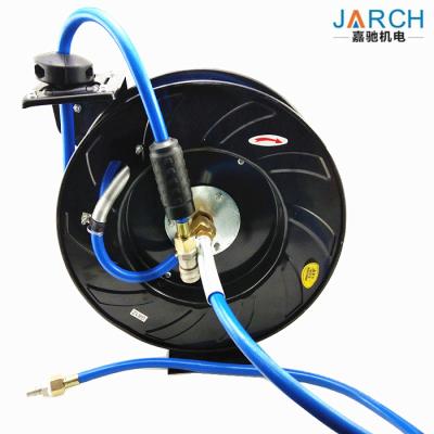 China Black Water Hose Reel 200psi Air Retractable Hose Reel Low Pressure Automatic Expansion Hose Pipe Type for sale