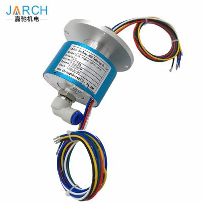 China 6 Rings 5A Hybrid Slip Rings Connect Electrical Pneumatic Rotary Union SMC KSL10-02S for sale