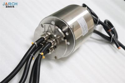 China S316L Stainless Steel Through Bore Slip Ring IP67 IP68 4 Channel 120A Underwater Connector for sale