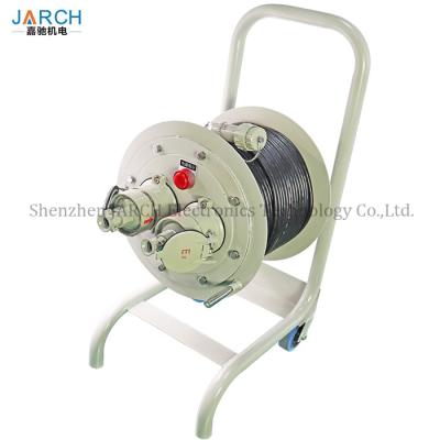 China IP65 Explosion Proof Cable Reel Tray , Mobile portable Cord Reel 30-100m Length hose reel for sale