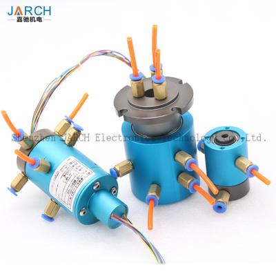 China Gas Pneumatic Hydraulic Hybrid Air Slip Rings Rotary Joint Electrical Connector for sale