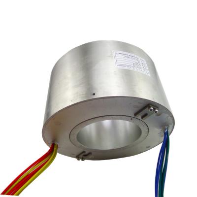 China Rotary Tables High Current Slip Ring SS304 Through Hole 80A Rotary Joint for sale