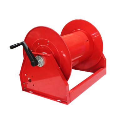 China 8mm Hand Crank Cable Reel 100mts Slip Ring Cable Reel With 12V DC Electric Motor for sale