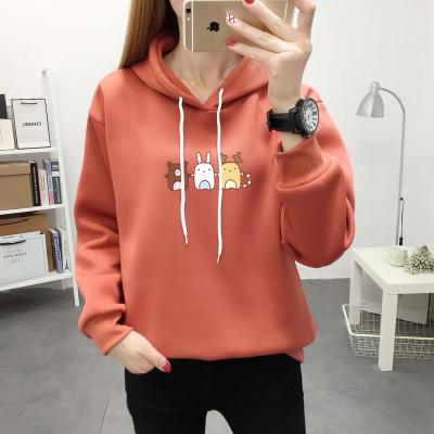 China Fashion solid color breathable women fashion long sleeve hooded coat new men and women fall winter loose hoodie for sale