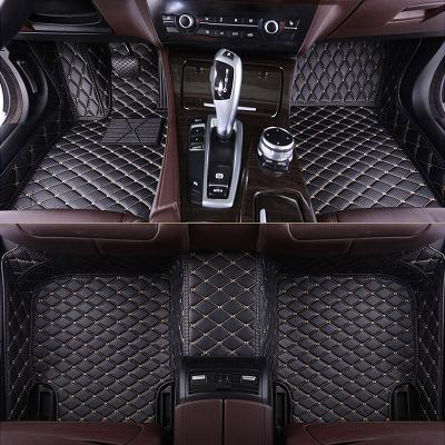 China Vtear For Car-styling BMW Series Car Door Floor Mat Accessories Auto Leather Interior Snap Pad Cover Mat Decoration Customized for sale