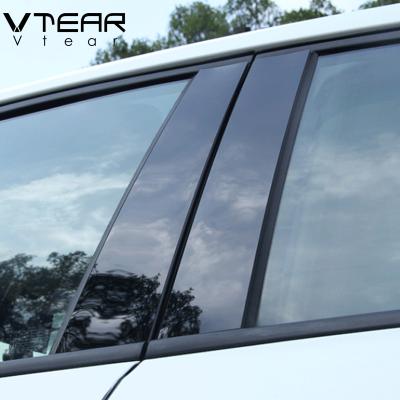 China Body Vtear Stickers For Honda xrv Accessories Car Window Since Exterior 2018 C Pillar Sticker Trim Column Mail Protection Decal Panel for sale