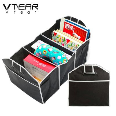 China Car Trunk Storage Bag/Car-styling Interior Accessories 2019 Hot Selling Car Vtear Bag Universal Travel Organizer Polyester Bag Storage Trunk Organizer Bag for sale