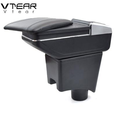 China Car Armrest Box/Storage Bag/Cup Holder/Ashtray/Phone Vtear Holder For Central Red Wire Dacia Renault Sandero Armrest Shop ABS Arm Rest Interior Accessory Car-styling In storage box leather for sale