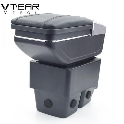 China Car Armrest Box/Storage Bag/Cup Holder/Ashtray/Phone Vtear Holder For Ford Fiesta 3pcs Car-Styling Interior Rest Cup Armrest MK7 Storage Box Products Accessories Parts central arm for sale