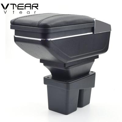 China Car Armrest Box/Storage Bag/Cup Holder/Vtear Ashtray/Phone Holder For Honda City Armrest PU Leather Storage Box Content Store Car-styling Accessories central inner arm rest 06-09 for sale