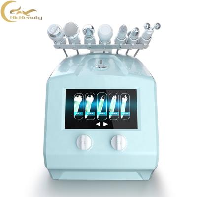 China Skin Tightening 8 IN 1 Galvanic RF Microcurrent Plasma Face Lift Oxygen Therapy Facial Machine for sale